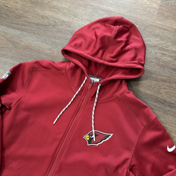 Arizona Cardinals Nike Therma Fit On Field Red Full Zip Jacket Sz M NFL - Picture 3 of 8